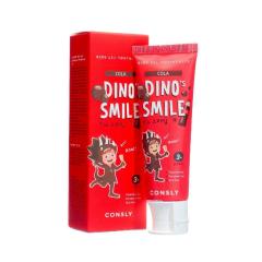 CONSLY Kids Dino's Smile Паста зубная гелевая детская с ксилитом и вкусом колы 60 г