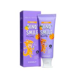 CONSLY Kids Dino's Smile Паста зубная гелевая детская с ксилитом и вкусом манго 60 г