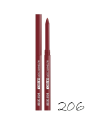 BELOR DESIGN Механический карандаш для губ Automatic Soft Lippencil тон 206 Красный