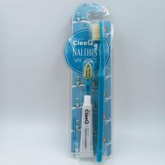 CLEEQ Owlia Набор 3 предмета (Щётка зубная 1 шт + Паста зубная мягкая 10 г + Сменная насадка 1 шт) блистер