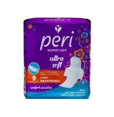 PERI Ultra Super Soft Женские гигиенические прокладки, 9 шт хлопок
