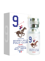 BEVERLY HILLS POLO CLUB Sports Men 9 Туалетная вода мужская 50 мл