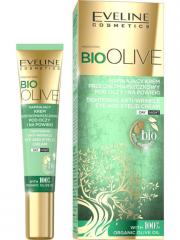 EVELINE Bio OLIVE Укрепляющий крем против морщин для кожи вокруг глаз дневной/ночной 20мл