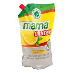 MAMA ULTIMATE Жидкость для мытья посуды Лимон 1000 мл (дой-пак)