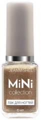 JEANMISHEL Mini Лак для ногтей №179 Бежевый с золотым песком с блестками 6 мл