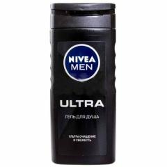 NIVEA Men Ultra Гель для душа Очищение и свежесть 250 мл