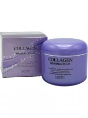 JIGOTT Collagen Healing Cream Восстанавливающий крем для лица с коллагеном 100 мл