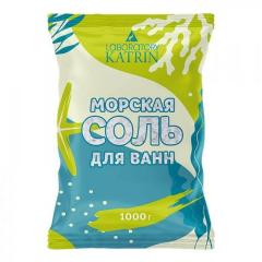 LABORATORY KATRIN Соль для ванн Морская в пакете 1000 г