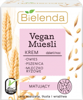 BIELENDA Vegan Muesli Матирующий крем Пшеница + Овёс + Рисовое молоко 50 мл