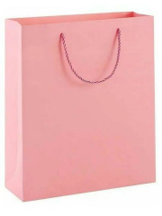 Пакет подарочный 33*28*10 см, розовый