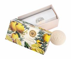 GOURMANDISE Набор натурального парфюмированного мыла Лимон и розмарин 6x50 г