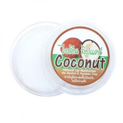 ТАИЛАНД iLene Натуральный кокосовый увлажняющий бальзам для губ Кокос, 5 гр