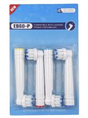 Насадки EB60-P для электрической зубной щетки O-B, 4 шт 