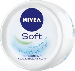 NIVEA Soft Крем увлажняющий с витаминами 100 г банка