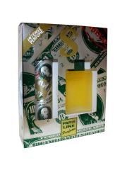 PARIS LINE Подарочный набор для мужчин Dollar (Туалетная вода 100 мл+ Дезодорант 150 мл)