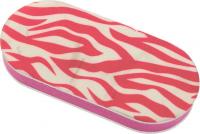 DEWAL Beauty Брусок полировочный "Дикая природа" Розовый тигр 240/3000 гр, 4 x 1,2 x 9 см QSB-05WNA