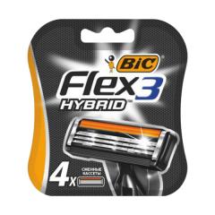 BIC Flex 3 Hybrid Кассеты 3 лезвия 4 шт
