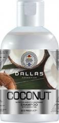 DALLAS Coconut Hair Шампунь интенсивно питательный с натуральным кокосовым маслом, 500 г