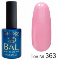 BAL Gel Color №363 Гель-лак каучуковый Розовая пастель 11 мл