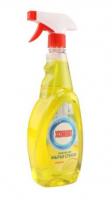 SELVIN PRO Хозяюшка Средство для мытья стекол "Лимон", бутылка с триггером 750 мл