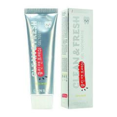 CONSLY Toothpaste Clean&Fresh Total White Паста зубная гелевая отбеливающая с фтором 105 г