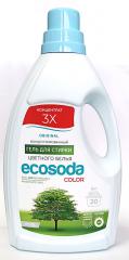   ECOSODA   Концентрированный гель для стирки цветного белья 950мл ЕcoSoda color