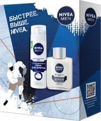 NIVEA Men ПН Успокаивающий (Пена для бритья Успокаивающая 200 мл + Бальзам после бритья успокаивающий 100 мл) кор.