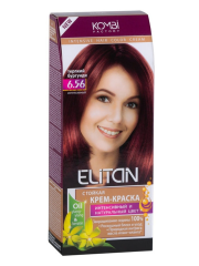 ELITAN Стойкая крем-краска для волос №6.56 терпкий бургунди