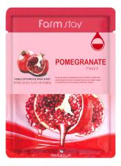 FARMSTAY Visible Difference Mask Sheet Pomegranate Маска-салфетка ГРАНАТ, 23мл