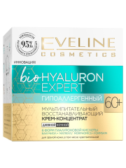 EVELINE Bio Hyaluron Expert Крем-концентрат для лица Гипоаллергенный мультипитательный восстанавливающий 60+ 50 мл