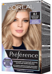 L'OREAL PARIS Preference Краска для волос 8.1 Копенгаген