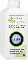 CLEAN HOME Кондиционер для белья антибактериальный формула "Антизапах" 1л
