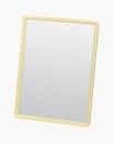 DEWAL Beauty Зеркало настольное, в желтой оправе, на пластиковой подставке 15 х 20 см MR-28