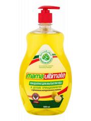 MAMA ULTIMATE Жидкость для мытья посуды Лимон 1000 мл (дозатор)