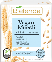 BIELENDA Vegan Muesli Увлажняющий крем Пшеница + Овёс + Кокосовое молоко 50 мл