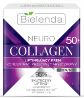 BIELENDA Neuro Line Collagen Подтягивающий крем-концетрат против морщин 50+ день/ночь 50 мл