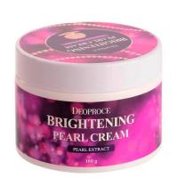 DEOPROCE Moisture Brightening Pearl Cream Крем для лица питательный с экстрактом Жемчуга 100 г