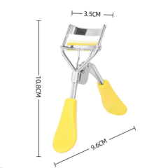 Щипцы для завивки ресниц, с зубчиками, желтый