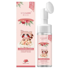 SERSANLOVE Peach Amino Acid Cleanser Mousse Мусс для умывания с персиком и аминокислотами 150 мл.