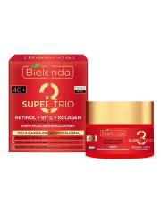 BIELENDA Super Trio Retinol+Vit C+Kolagen Интенсивно увлажняющий крем против морщин 40+ 50 мл