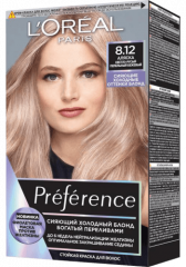 L'OREAL PARIS Preference Cool Blonds Краска для волос 8.12 Alaska