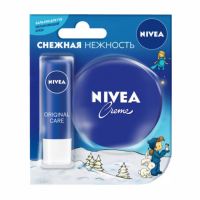 NIVEA Набор Снежная нежность (Бальзам для губ Базовый уход + Крем универсальный 30 мл)