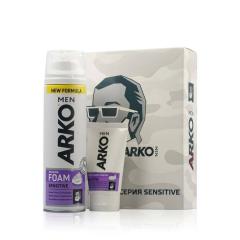 ARKO Sensitive Подарочный набор для мужчин (Пена для бритья 200 мл + Крем после бритья 50 мл)