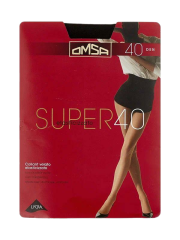 OMSA Super Колготки классические с шортиками 40 Den, цвет Fumo, размер 2-S