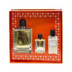 HERMES Terre d'Hermes men set (75ml parfum + 40ml a/sh.lotion + 12,5ml parfum)