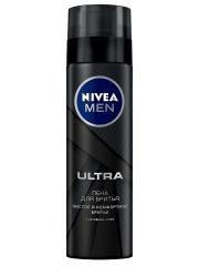 NIVEA Пена для бритья Ultra с активным углём 200 мл