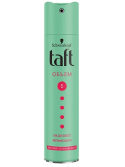 TAFT Объем Лак для волос для тонких и ослабленных волос мегафиксация 250 мл