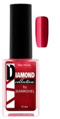 JEANMISHEL Diamond Лак для ногтей тон 522 Красный перламутровый 12 мл