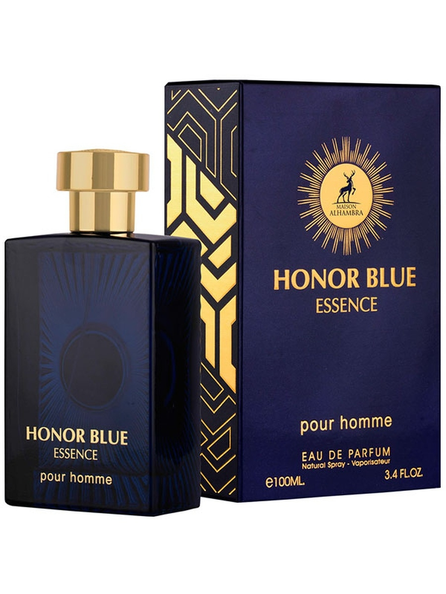 Blues essence. Alhambra Honor Blue Essence pour homme. Мейсон Альхамбра Парфюм. Honor Blue Essence edp100ml. Maison Alhambra men Blue.