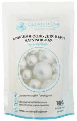 CLEAN HOME Beauty Care Морская соль для ванн натуральная 1000 г